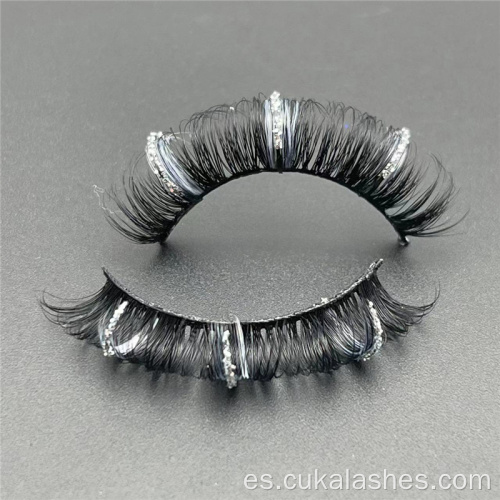 DD Curl Classic Silver Russian Glitter Eyelashes
